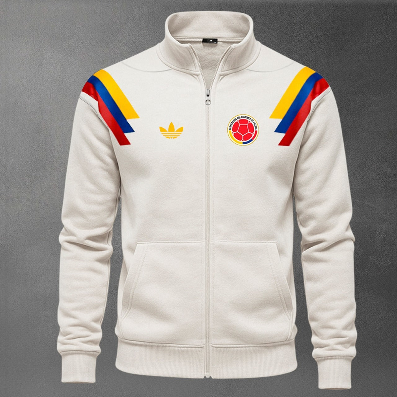 Buzo Colombia Retro Cuello Alto Premium | Unisex