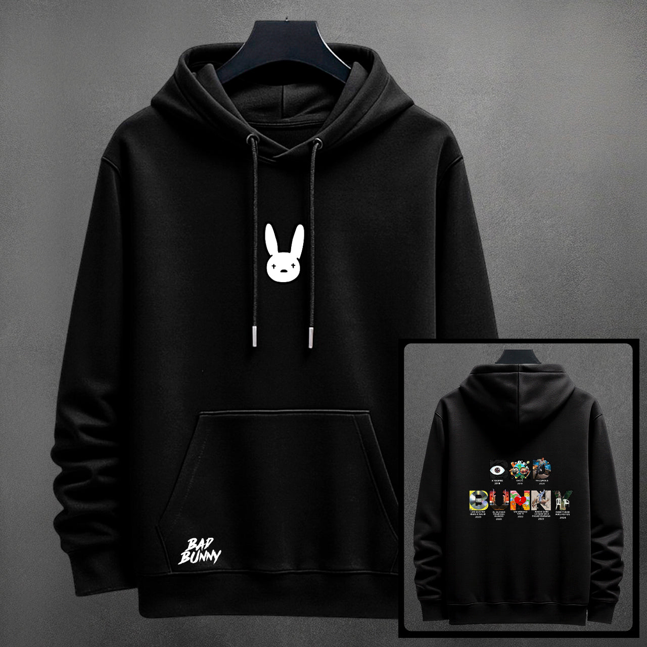 Buzo Bad Bunny Estampado Unisex – Hoodie Premium Perchado